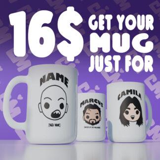 Own Caricature Mug